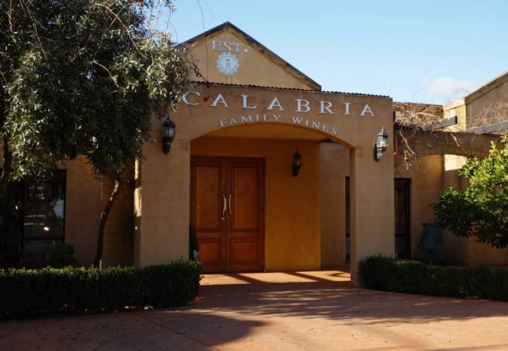 Cellar door of Calabria Family Wines business located in Griffith, New South Wales
